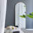 28X1x74" Celine Gold Arch Body Mirror