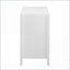 Armoire de rangement 3 portes avec poignées en métal Cabinets, l 48 po x P 17,7 po x H 31,9 po | Contemporain | Blanc cassé