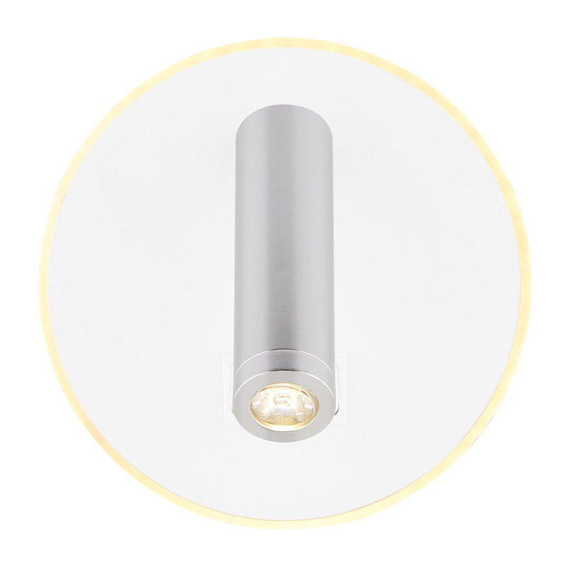 LED Flush Mounted Sconce, White