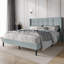 Glam Wingback Platform Bed-222040640-222040670