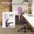Inbox Zero Executive Fabric Computer Chair,High Back Office Chair-106491409