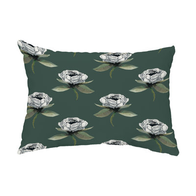  Coussin lombaire d'extérieur Floral Bunch