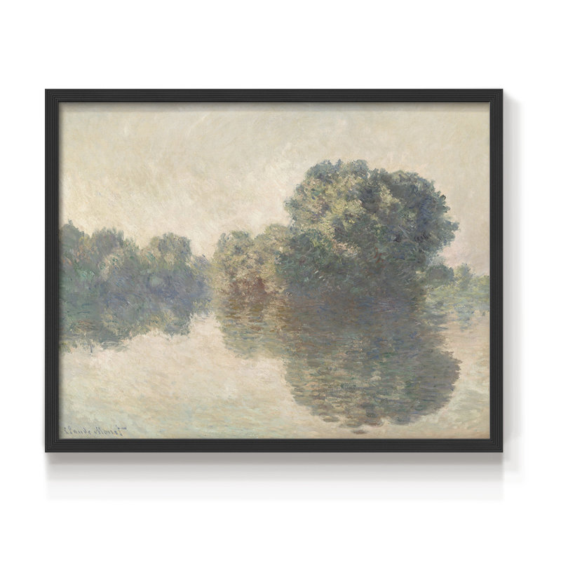 Paysages rétro-Cccxx - reproduction encadrée, H 8 po x l 10 po, Noir