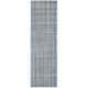 Harris Blue/Ivory Hand Micro Hooked Wool Rug