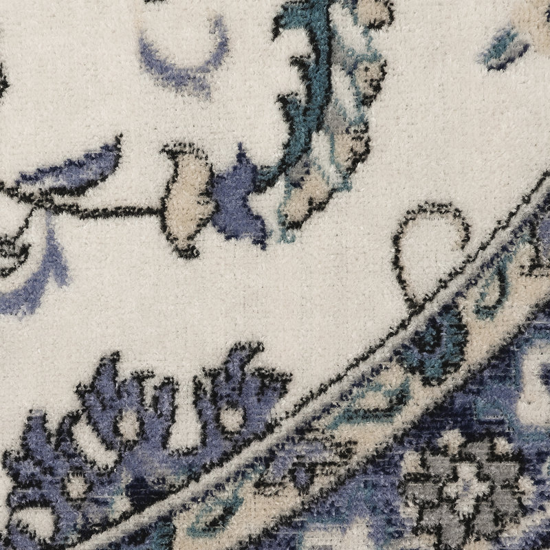 Arisa Floral Indoor / Outdoor Rug, Round 8'