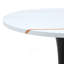 Table de salle à manger ronde, table tulipe ronde de 23,6 po avec plateau de table épaissi et piédestal en métal, table de bistro moderne Mid-Century pour la cuisine, les petits espaces, le salon et le café-1746819096-1764863126-1768453304