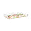 Plumeria Red Acrylic Rectangle Decorative Tray-2097013532