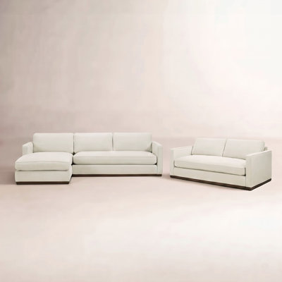 Bobbi 3-Piece Linen Living Room Set