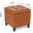 Amoya Faux Leather Square Storage Ottoman with Tufted Lid-1655447760