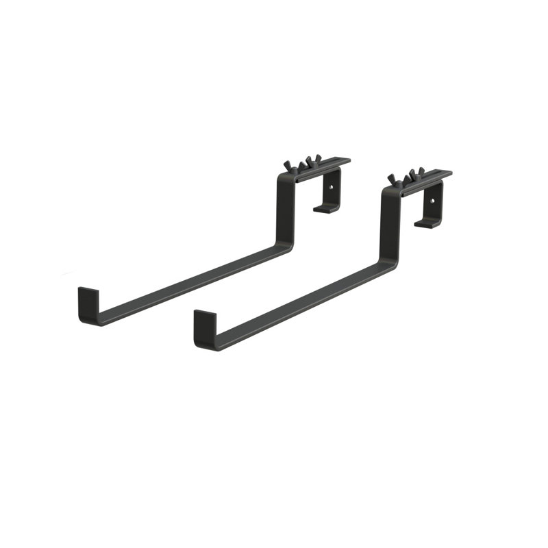 Fabrizia Railing Planter, 21" H x 11" W x 7" D