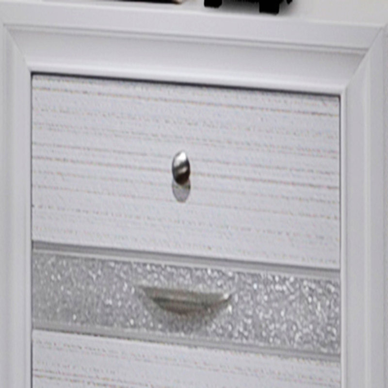 Table de chevet Smartt, Blanc