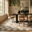 Tapis d'intérieur à carreaux beige / brun 10 pi x 14 pi (10 pi x 14 pi 0 po) Branch Roxie-2126238260
