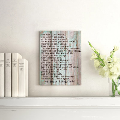 Courage by Olivia Rose - Wrapped Canvas Textual Art
