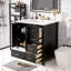 Meuble-lavabo 30 po avec lavabo en céramique-414485444