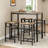 Metal Base Dining Table-660336450-660336448