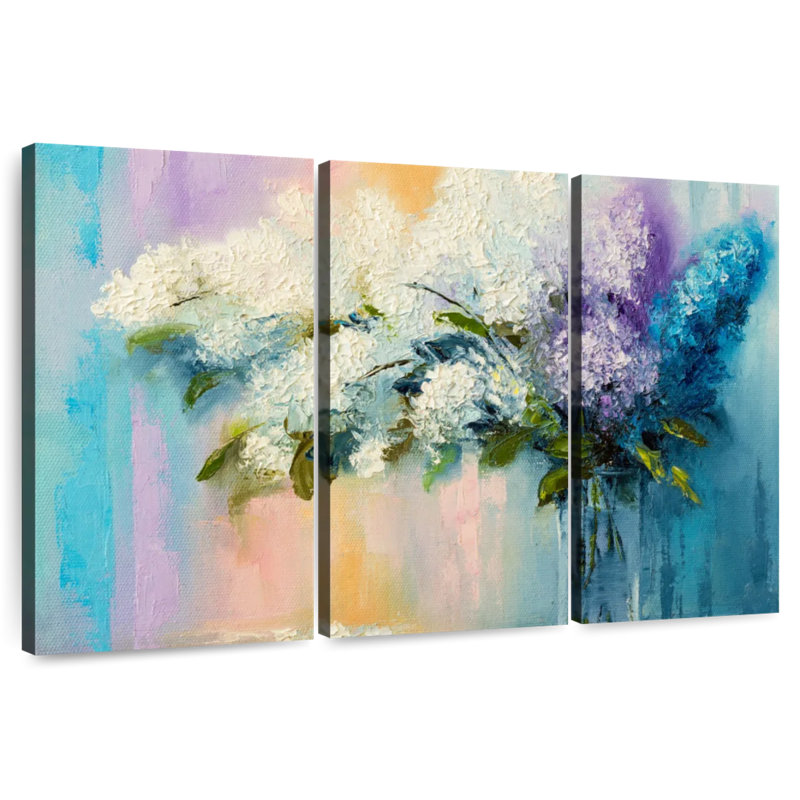 Harnek Lilacs, 36" H x 57" W