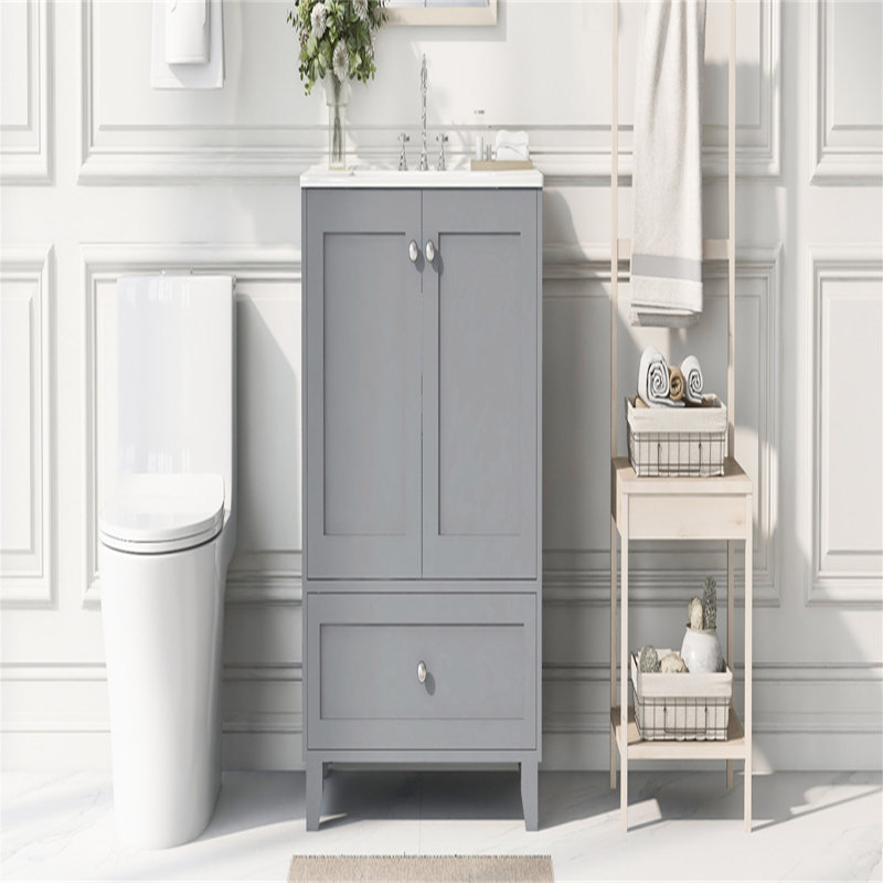 Ensemble de meuble-lavabo 30 "avec lavabo en céramique