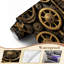 Papier peint auto-adhésif à engrenages industriels Steampunk Pipes and Stick-6188650