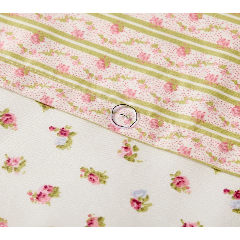 Cotton Duvet Cover Set, Super King Duvet Cover  + 2 Standard Pillowcases