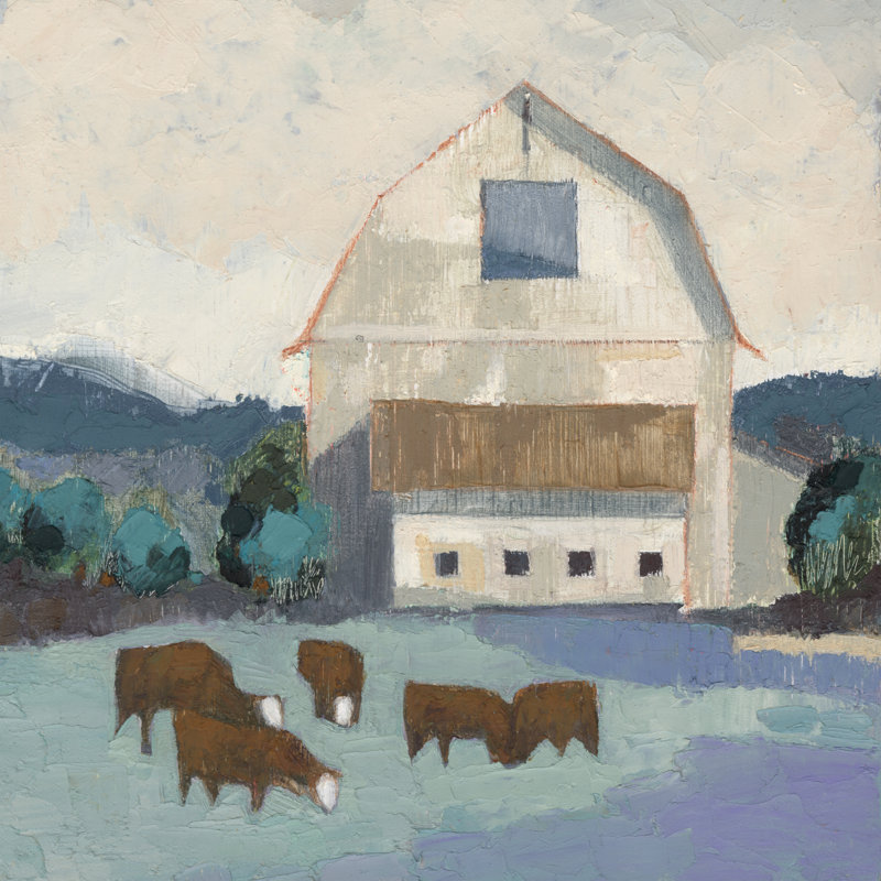 Tashaunda Watauga Barn by Sue Jachimiec - Wrapped Canvas Print, 30 cm H x 30 cm W