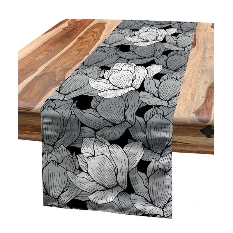 MonochromeTable Runner, Black