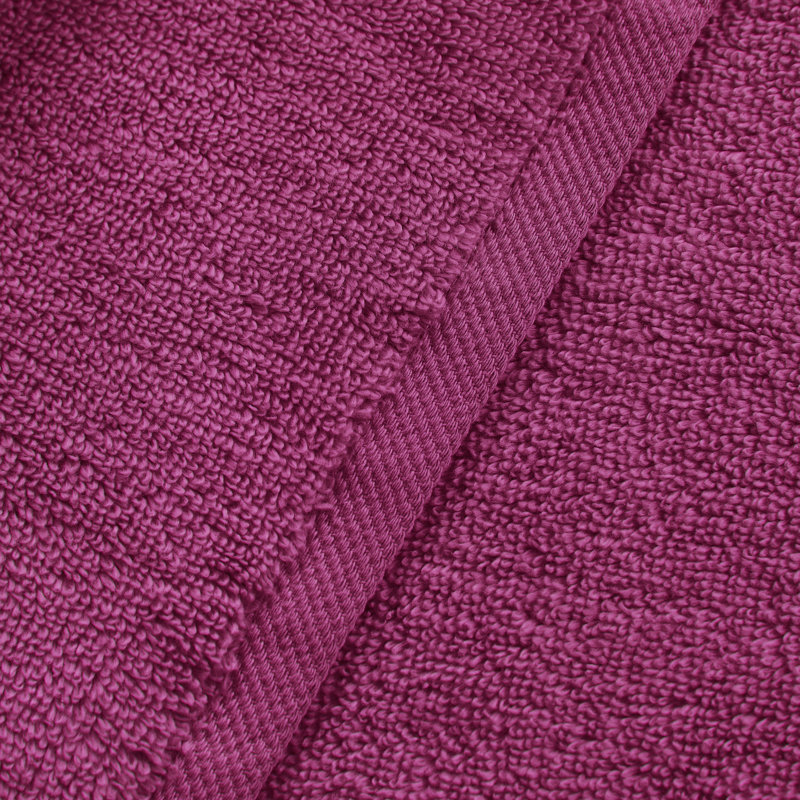 100% Cotton Bath Towel (Set of 4), Raspberry Radiance