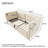 Upholstered Twin Size Daybed, Hydraulic Storage Twin Bed Frame With USB & Type-C Charging (Without Mattress)-1048567073