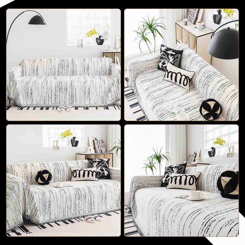 Sofa Slipcover, White