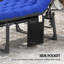 Chaise de patio réglable en acier, chaise d'extérieur inclinable moderne