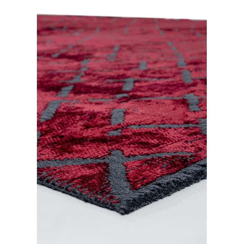 Allista Geometric Hand Loom Indoor / Outdoor Area Rug, Rectangle 7'10" x 9'10"