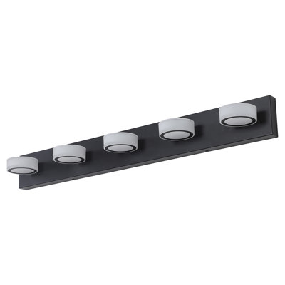 Led Black Mirror Lights - 5- Dimmable Vanity Fixtures For Bath Wall & Over