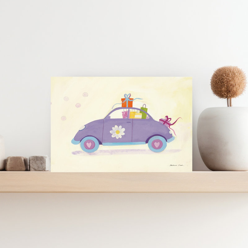 «Daisy Mobile Abstract Contemporary Daisy Flower Landscape Art», art mural, H 12 po x l 18 po