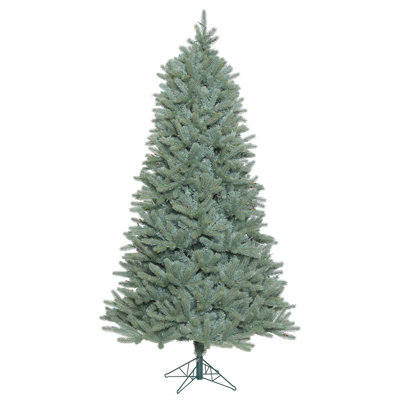 Vickerman 15'' Colorado Blue Spruce Slim Artificial Christmas Tree, Unlit