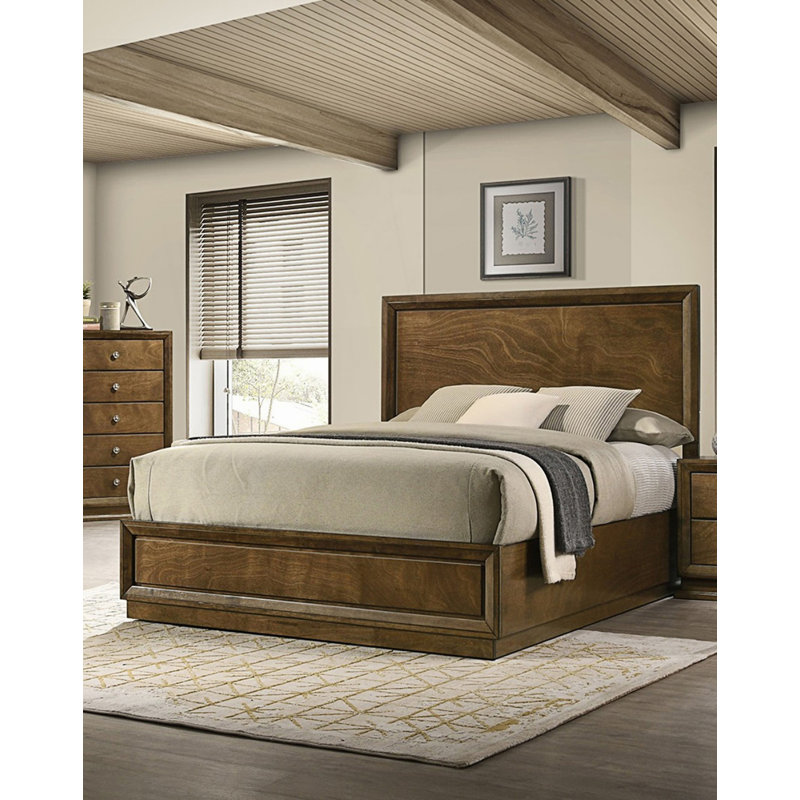 Transitional Style 1Pc Bed, Queen