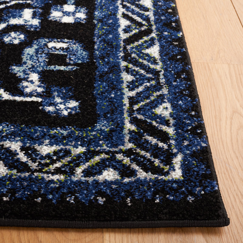 Tapis performance oriental rétro Hamadan, Carré 6 pi 7 po