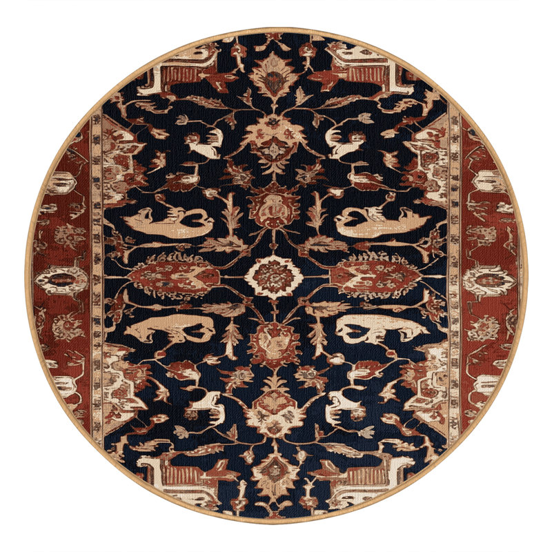 Tapis brun lavable à la machine