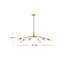 Atera 6 - Light Steel Dimmable Sputnik Modern Linear Chandelier-1187045868-1164041083