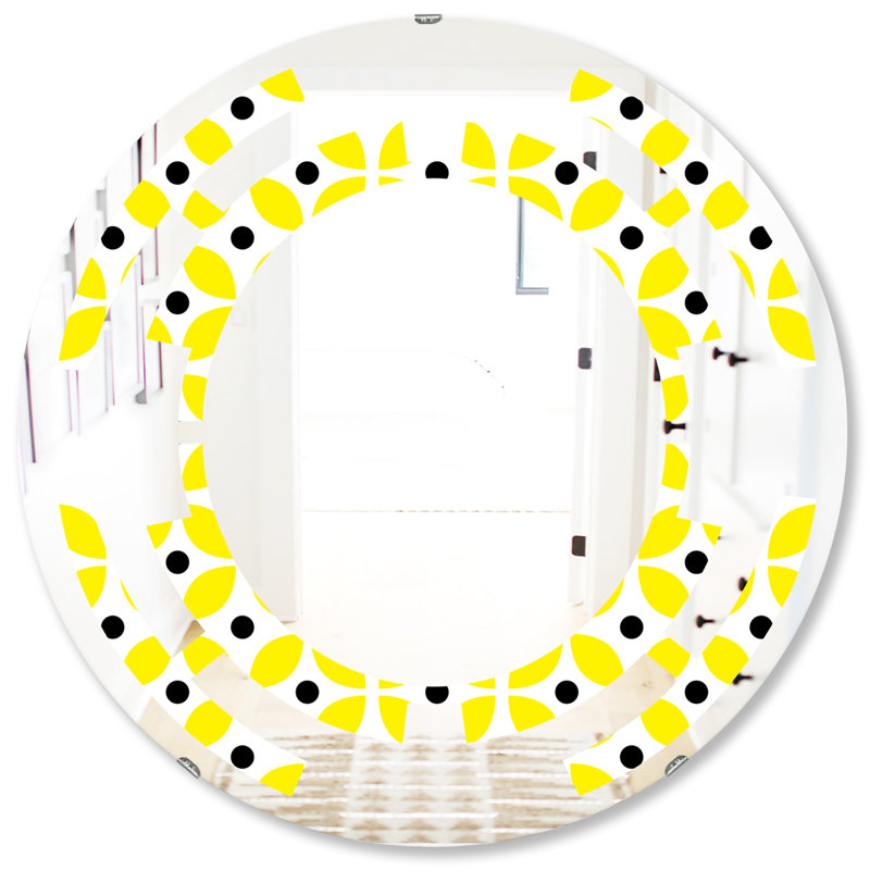 Miroir mural géométrique I, 31,5 po x 31,5 po