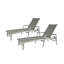 Chaise longue d'extérieur en aluminium Oxton