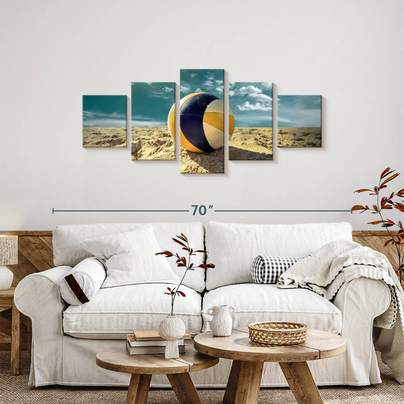 Volleyball sur sable, H 24 po x l 55 po
