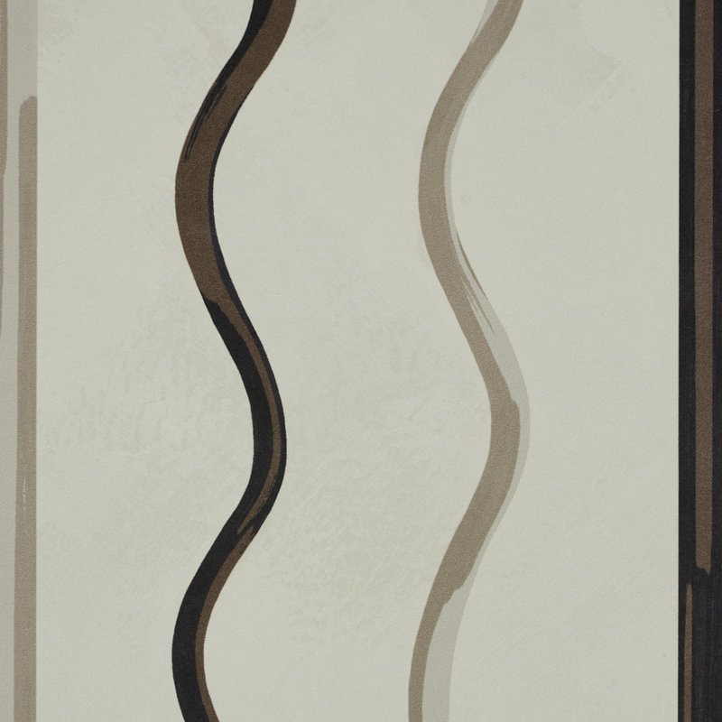 Schumacher x Backdrop Affogato Wallpaper, Ivory/Carbon