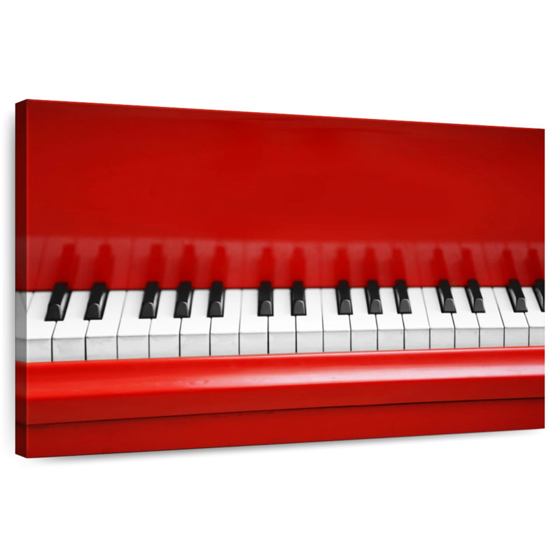 Abarca Red Piano, 8" H x 12" W