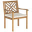 Outdoor Eusden 4 Seater Dining Set with Cushions-15983700