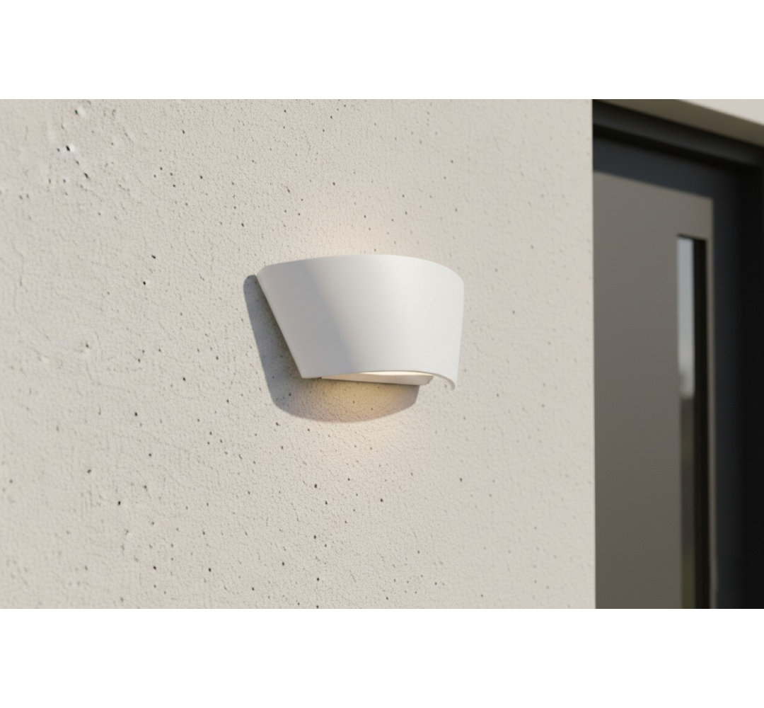8cm H Integrated LED Outdoor Sconce