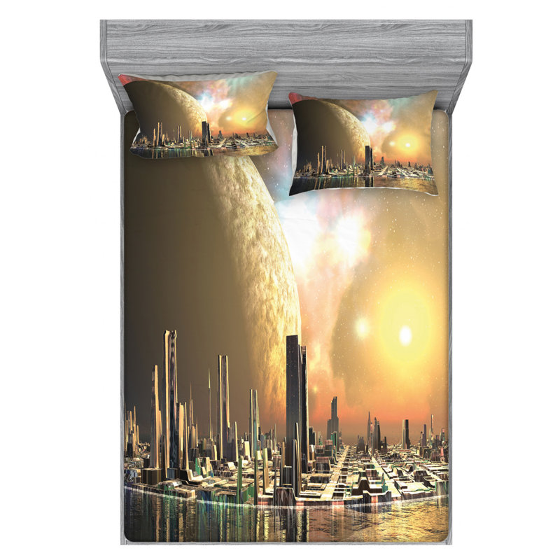 Microfiber Sheet Set, Full Sheet Set with Fitted Sheet