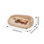 2-in-1 Oval Sisal Cat Scratching Lounge Bed