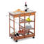 Solid Wood Top Kitchen Cart