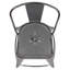 Commercial Grade Distressed Metal Indoor-Outdoor Counter Height Stool with Back-1728823592-1728823598