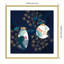 «Crafty Blue Christmas I» par Wood, reproduction d'art encadrée-154069041