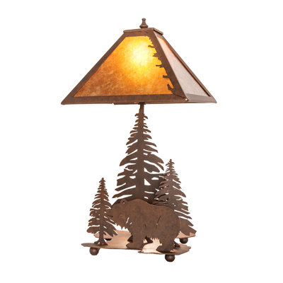 Rustic Lodge Table Lamp